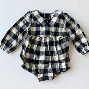 Hanna Andersson Baby Girl Woven Bubble Romper 18-24 Months